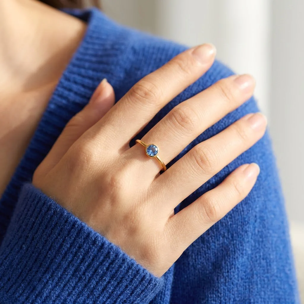 Dainty Gemstone Ring
