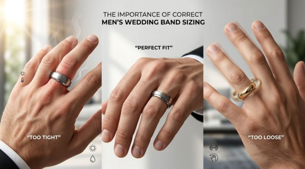 mens fitted ring