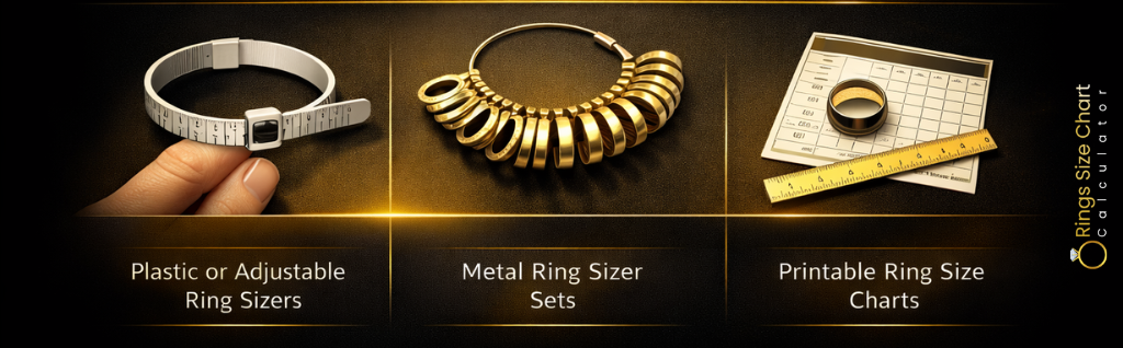 types of ring sizers