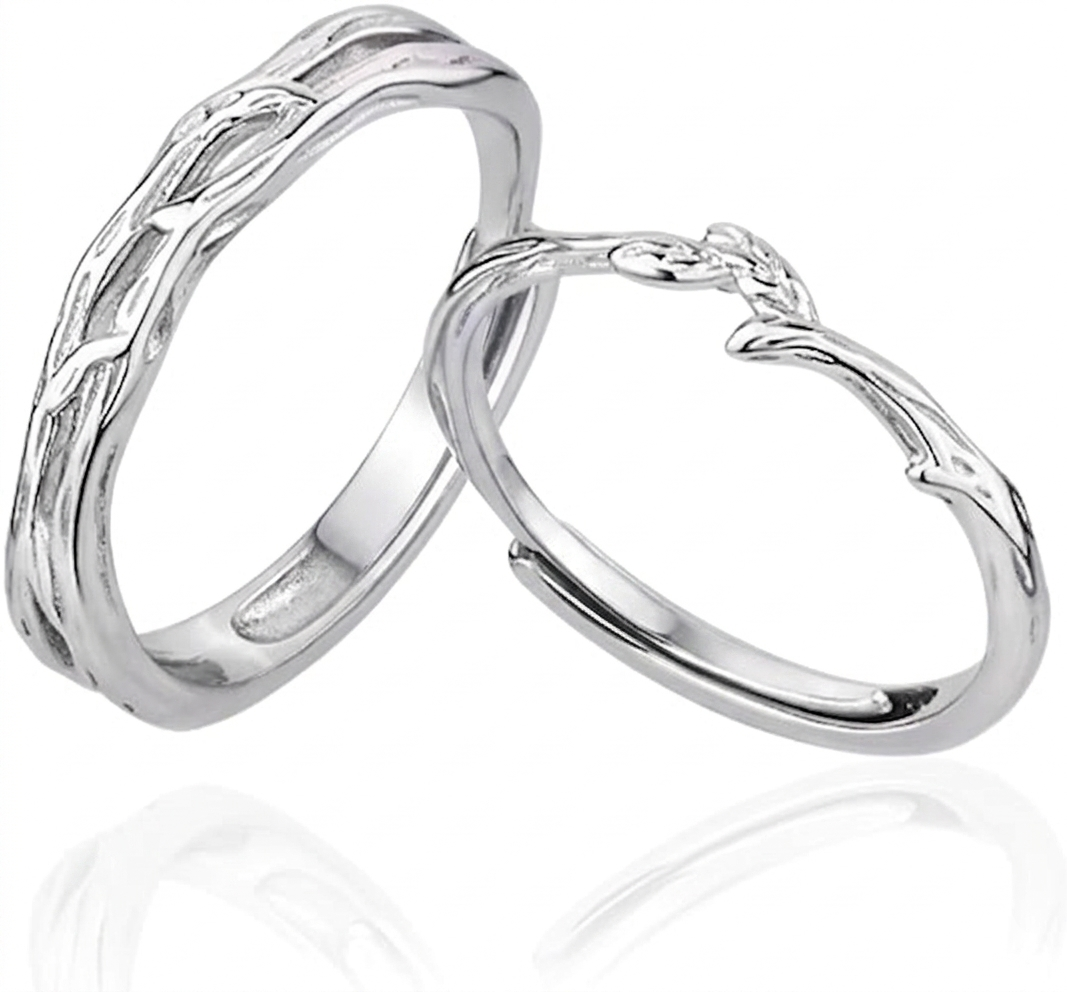 Promise Matching Couple Rings for Him and Her